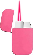 Torch Lighter, Pink Flame Lighter, Cute Pink Glitter Torch Windproof Cool Lig... picture