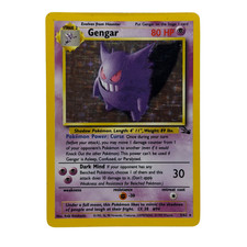 Pokémon TCG: Gengar 5/62 1999 Fossil Unlimited Holofoil HP picture