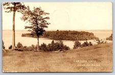 Cameron Lake Fenelon Falls Ontario Canada Real Photo RPPC picture