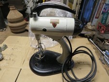 Vintage Sunbeam Mixmaster Stand Mixer black & white works picture