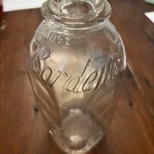 Vintage Borden‘S Dairy Embossed Milk Bottle picture