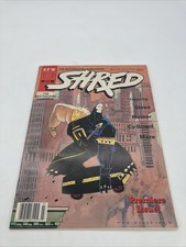 RARE Vintage #1 First Issue SHRED Skateboarding Magazine Husker Cy-Board 1989 VG picture