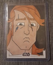 2026 Topps Chrome Star Wars David Bowie Tribute Anakin Skywalker 1/1 Sketch Auto picture