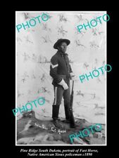 6x4 HISTORIC PHOTO PINE RIDGE SOUTH DAKOTA SIOUX INDIAN POLICE FAST HORSE 1890 picture