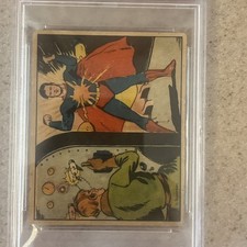 1940 Superman Gum R145 Lex Luthor Arch Enemy #12 RC 1st rc PSA 2 regrade? picture