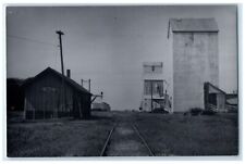 c1960's Yale Train Depot Station Railroad Exterior Iowa IA RPPC Photo Postcard picture