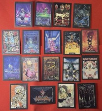 1991 BROCKUM ROCK CARDS COMPLETE INSERT SET OF 18 ART STICKERS PACK FRESH🔥 picture