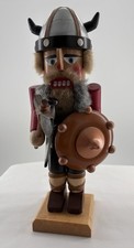 Steinbach Viking Warrior Nutcracker West Germany Vintage picture