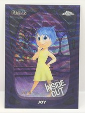 2024 Topps Chrome Disney JOY #HQ-1 Headquarters Black Wave Refractor #08/10 SSP picture