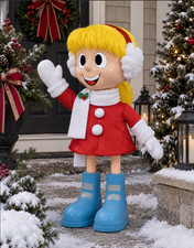4 Ft Animated Karen from Frosty the Snowman Animatronic Christmas Prop picture
