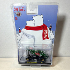 Coca-Cola M2 Machines 1969 Ford Mustang Funny Car Diecast Green/Red/White picture