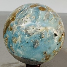 Natural amazon stone quartz ball crystal sphere healing 2460G (5.42LB) picture