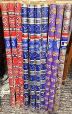 Vintage FanWrap NFL,NBA,MLB Wrapping Paper 12.5 Square Ft.30