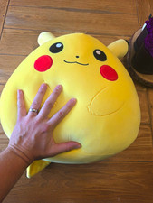 Squishmallows Pokémon Pikachu Plush Stuffed Animal Yellow Red Black Brown w/ Tag picture
