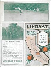 Pair of Lindsay California Flyers – Lindsay, Home of the Early Orange 1910-20s picture