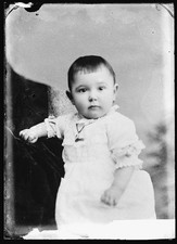 Photo:Baby Portrait 1870s Infant Toddler Victorian Studio Photo picture