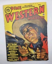 Dime Western Magazine Vol 54 #3 March 1949 Pulp Walt Coburn John C Cunningham picture