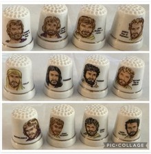Huge Vintage Thimble Collection Lot of 125 Porcelain Metal 12 Apostles Travel⁠ picture