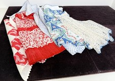 Lot of 5 Vintage Mid-Century Modern Hand Made Aprons B501 picture