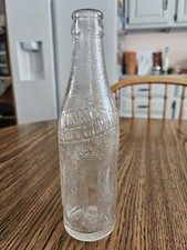  BUFFALO ,NY c.1935 THOMAS J. HOFFMAN Glass  Bottle  ICICLE  EMBOSSED IN GLASS picture