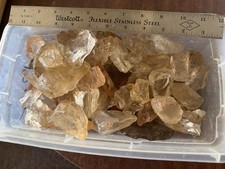8.8 LB Mixed Rutilated Quartz Rough Rutile Crystal Lapidary Lot 4kg Natural picture