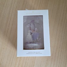 HALLMARK 2024 SIGNATURE BALLERINA FAIRY GLASS & PAPER CHRISTMAS ORNAMENT NIB picture