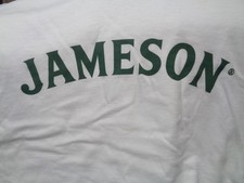 JAMESON IRISH WHISKEY SHORT SLEEVE T SHIRT - LARGE WHITE - NEW COOL RARE picture