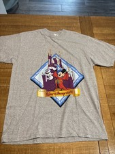Vintage 1996 Walt Disney World 25th Anniversary Tee XL Sorcerer Mickey NWT picture