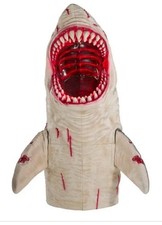 👻7 Ft Dead Water LED Megalodon Shark Home Depot Home Accents 🎃 picture
