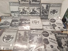 Lot Of 17 Vintage Harley-Davidson Enthusiast Magazines 1950's 1951 1958 1952 picture