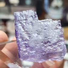 Purple Etched Cubic Fluorite, Ojuela Mine, Mexico  picture