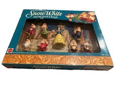 Vintage Mattel WALT DISNEY'S SNOW WHITE SEVEN DWARFS Brand New Rare Collectable picture