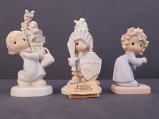 Vintage Precious Moments Figurines 1982 - 1986 Enesco Jonathan & David Lot Of 3 picture