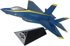 USN Lockheed Martin F-35C Lightning JSF Blue Angels Desk 1/40 Model XX Airplane picture