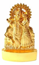 RADHA KRISHNA IDOL RADHA KRISHAN IDOL MURTI SYMBOL OF PURE LOVE ENERGIZED 6cm H