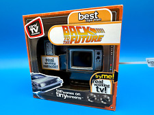 TINY TV CLASSICS BACK TO THE FUTURE MINI TELEVISION + REMOTE BASIC FUN BRAND NEW picture