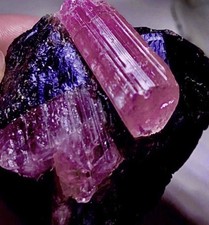 Large Gorgeous Pink Tourmaline Crystal Cluster Natural Raw Gemstone Specimen picture