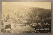 09/02 Vintage RPPC Birds-eye View Stevens Camp, Colorado Mining Boulder County picture