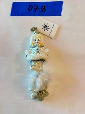VTG Radko Sugar Frost Follies~Snow Sprite Deluxe~Christmas Ornament 00-1291-0 picture