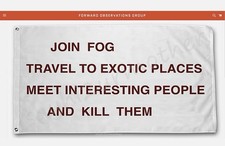 Forward Observations Group FOG “Join FOG” Unit Flag (NWT/Rare) picture