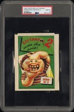 Garbage Pail Kids Foreign Unopened Pack France Les Crados Series 2 PSA 8 POP 1 picture