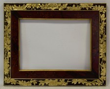 Frame, original condition, slightly overpainted: 19.7 x 14.0 in picture