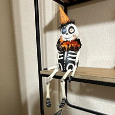 NWOT, Bethany Lowe Charmed Confections Sitting “Tricks” Party Skeleton picture