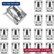15PCS Car Trim Panel Metal Retainer Clip, Universal U-Shaped Car Dashboard Conso picture