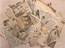 Vintage 1960s-1980s Newspaper Clippings Ads Articles Ephemera NH VT 50+ Lot picture