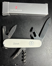 Victorinox Spartan Swiss Army Knife--Rare White Zurich Promotional Edition 91mm picture