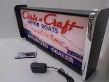Chris Craft Motor Boats LED Display lighted sign lightbox Wall hanging Light picture