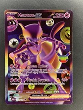 MEWTWO EX 157/128 FUTURISTIC RARE ME: 30TH CELEBRATION POKEMON HOLO NM picture