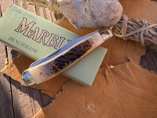 π―π΅HAND MADE TAK FUKUTA Rare 2nd Cut Stag Trapper VINTAGE 1980s MARBLEβS KNIFE picture