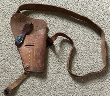 WW2 Era US Army M3 Brown Leather M1911 ‘Tanker’ Shoulder Holster BOYT picture